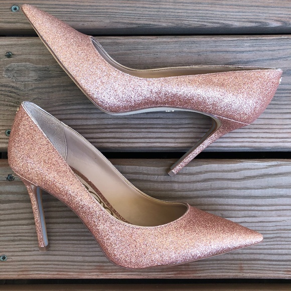 Sam Edelman Hazel Rose Gold Glitter 